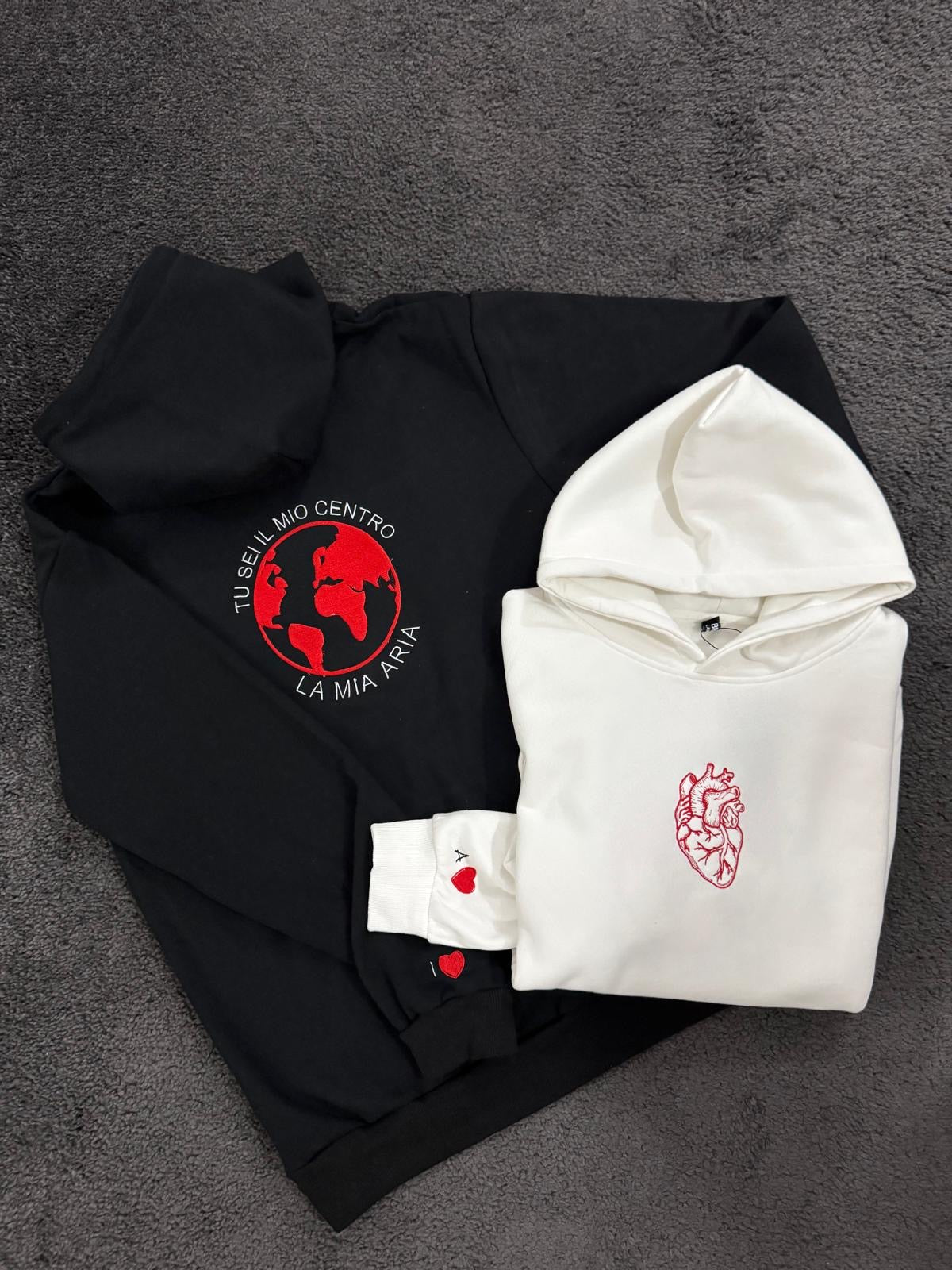 Felpa Personalizzata “Fronte+Cappuccio”