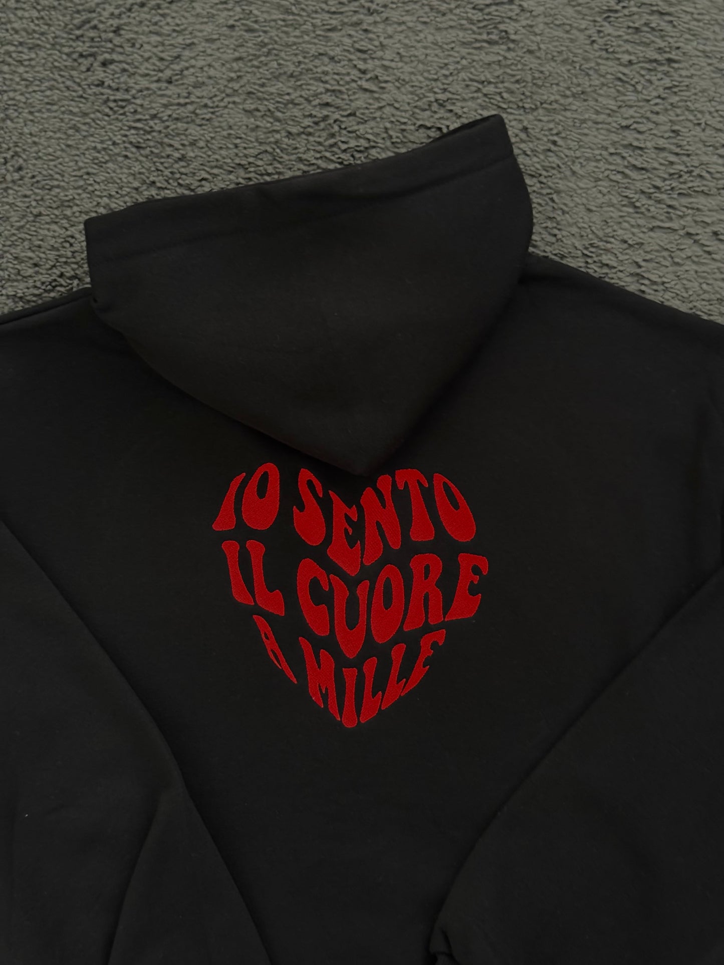 Felpa Personalizzata “Fronte+Cappuccio”