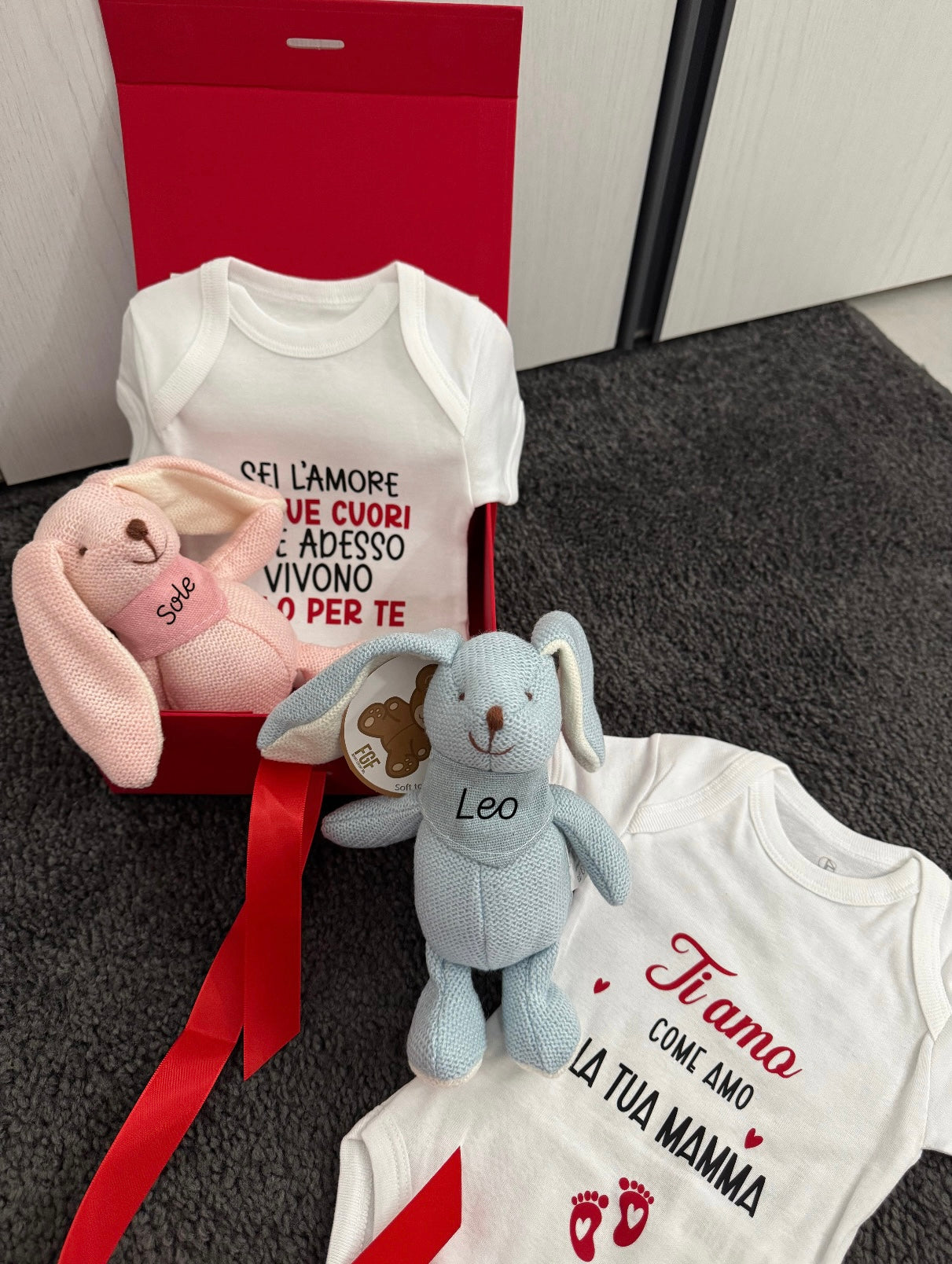 Box regalo: body+peluche